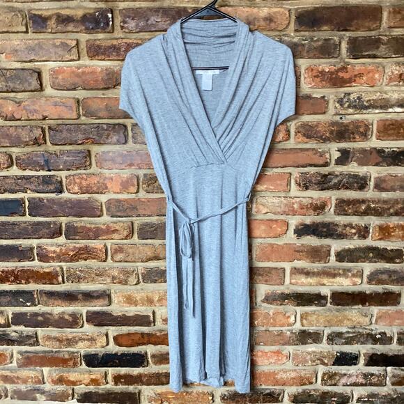 Design History Short Sleeve Surplice V-Neck Tie Waist Dress Women's Size small - Picture 1 of 5
